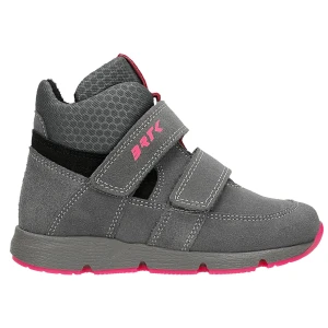 Szare trzewiki z różowymi akcentami Bartek t 64018p sz k59 t 64018p sz k59