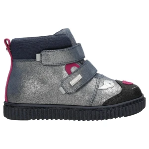 Trzewiki Bartek 84006 69 dla dziewcząt srebrny czarny 8400669