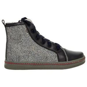 Granatowo srebrne trzewiki dziewczęce Bartek 14133-05