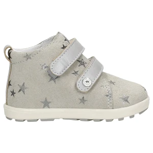 Popielate trzewiki Bartek 86315 79 ze srebrnymi gwiazdkami 86315-79
