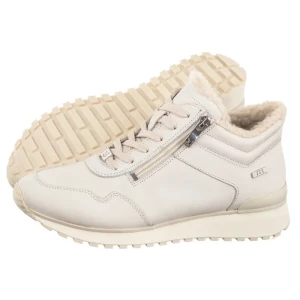 Trzewiki Beżowe 9-26201-43 404 Cream Nappa (CP420-a) Caprice