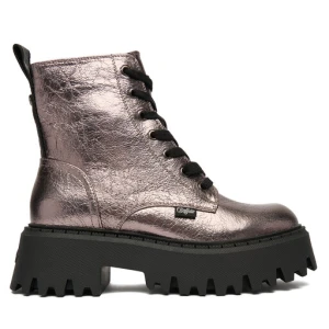 Trzewiki Buffalo Aspen Lace Up Mid 1622596 Srebrny