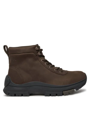 Trzewiki Calvin Klein Hybrid Wp Boot Laceup Rebellious YM0YM01077 Brązowy