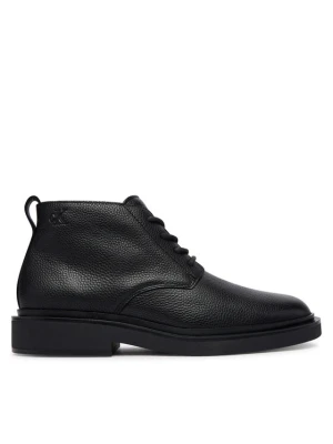 Trzewiki Calvin Klein Sq Rubber Desert Boot Lth HM0HM02352 Czarny