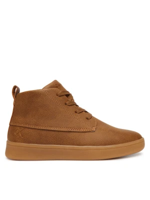 Trzewiki Calvin Klein V3X4-83458-0315 S Brązowy