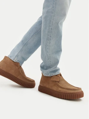 Trzewiki Clarks Torhill Hi 26173663 Brązowy