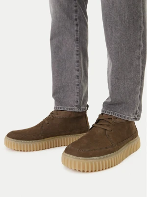 Trzewiki Clarks Torhill LaceHi 26183474 Khaki