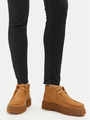 Trzewiki Clarks Torhill Moss 26179359 Brązowy