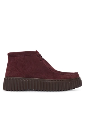 Trzewiki Clarks Torhill Moss 26329426 Bordowy