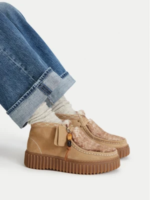Trzewiki Clarks Torhill Moss 26329429 Beżowy jasny
