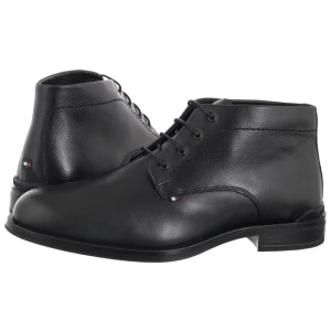 Trzewiki Corporate Hilfiger Lth Boot Black FM0FM05697 BDS (TH1410-a) Tommy Hilfiger
