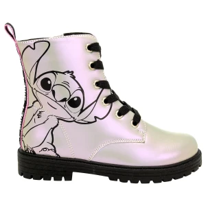 Srebrne holograficzne trzewiki dziecięce stitch Bartek 88009-19