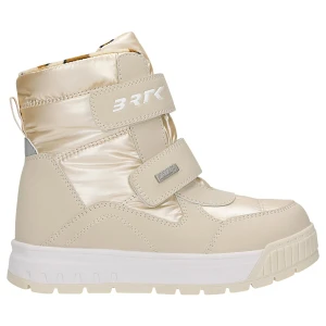 Beżowe śniegowce dziewczęce z membrana waterproof solutions full sock Bartek 85011-14