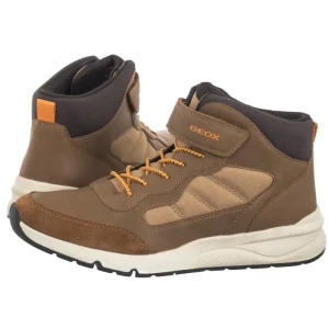 Trzewiki J Rooner B. E - Wax.Syn+Nylon Cognac J46H0E 0MEFU C6001 (GE201-a) Geox
