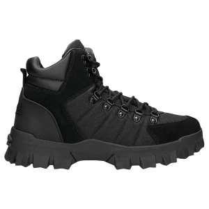 Wysokie trekkingi męskie relaks z łączonych materialow r 24040-81