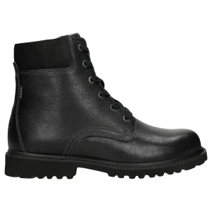 Czarne zimowe workery męskie z ociepleniem 24120-71 Wojas