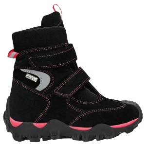 Trzewiki ocieplane Bartek dla dziewcząt czarno różowe 14292019