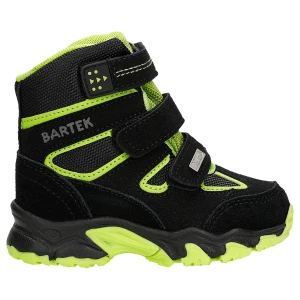 Trzewiki ocieplane Bartek dla chłopców czarno zielony t 11656001 p46901