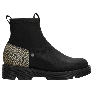 Trzewiki ocieplane Bartek dla dziewcząt czarno złoty w 7334 12rp ii p46973