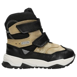 Trzewiki ocieplane Bartek dla dziewcząt czarno złoty w 1382 ba0l p45112