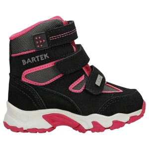 Trzewiki ocieplane Bartek dla dziewcząt czarno różowy t 11656002 p46900