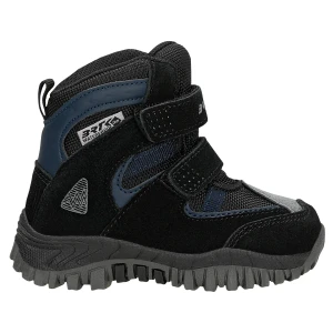 Trzewiki ocieplane Bartek dla chłopców czarno niebieski t 11603007 p45571