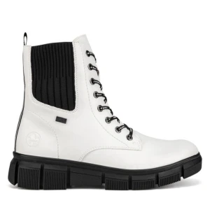 Trzewiki Rieker X3414-80 Biały