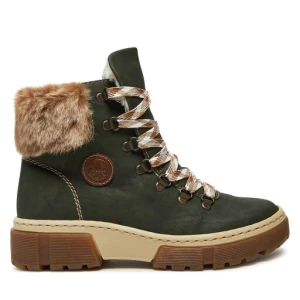 Trzewiki Rieker X8647-54 Zielony