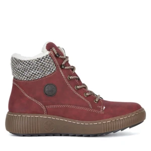 Trzewiki Rieker Z6620-33 Czerwony