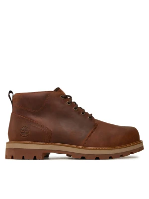 Trzewiki Timberland BRITTON ROAD MID CHUKKA WP TB0A69TWEM61 Brązowy
