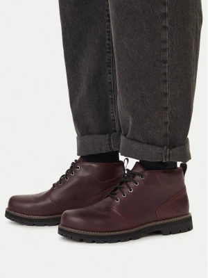 Trzewiki Timberland Britton Road Waterproof Chukka TB0A69TWEIW1 Bordowy
