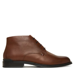 Trzewiki Tommy Hilfiger Corporate Hilfiger Lth Boot FM0FM05697 Brązowy