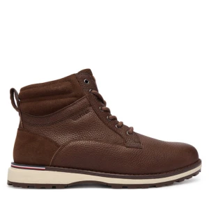 Trzewiki Tommy Hilfiger Corporate W FM0FM05606 Brązowy