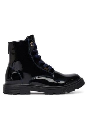 Trzewiki Tommy Hilfiger Lace-Up Bootie T1A5-34005-1237 S Granatowy