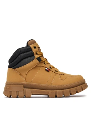 Trzewiki Tommy Hilfiger T3X5-35292-0316 M Brązowy