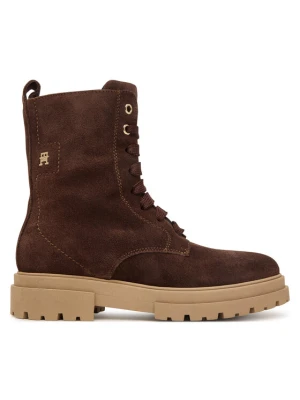 Trzewiki Tommy Hilfiger T4A5-35172-1429 M Brązowy