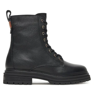 Trzewiki Tommy Hilfiger Th Plaque Pebble Lace Boot Warm FW0FW08767 Czarny