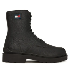 Trzewiki Tommy Jeans Tjm Lace Up Tumbled High EM0EM01631 Czarny