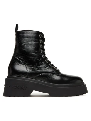 Trzewiki Tommy Jeans Tjw Chunky Shiny EN0EN02848 Czarny