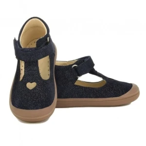 Trzewiki wyciete Bartek dla dziewcząt granatowy w 11041801 p48135