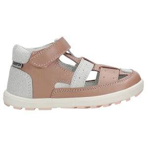 Różowe skórzane trzewiki wyciete dla dziewczynki Bartek 011694 003 ii 011694 003 ii