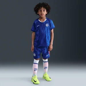 Trzyczęściowy strój piłkarski dla małych dzieci Nike Chelsea F.C. Stadium 2025/26 (wersja domowa) – replika - Niebieski