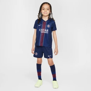 Trzyczęściowy strój piłkarski dla małych dzieci Nike Paris Saint-Germain Stadium 2025/26 (wersja domowa) – replika - Niebieski