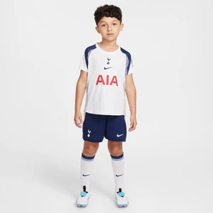 Trzyczęściowy strój piłkarski dla małych dzieci Tottenham Hotspur Stadium 2025/26 (wersja domowa) – replika - Biel Nike