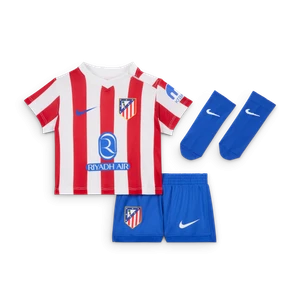 Trzyczęściowy strój piłkarski dla niemowląt i maluchów Nike Atlético Madryt Stadium 2025/26 (wersja domowa) – replika - Czerwony