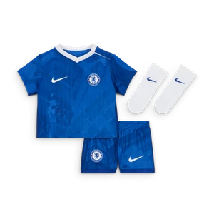 Trzyczęściowy strój piłkarski dla niemowląt i maluchów Nike Chelsea F.C. Stadium 2025/26 (wersja domowa) – replika - Niebieski