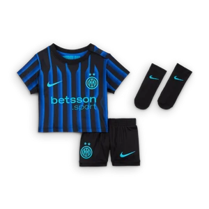 Trzyczęściowy strój piłkarski dla niemowląt i maluchów Nike Inter Mediolan Stadium 2025/26 (wersja domowa) – replika - Niebieski