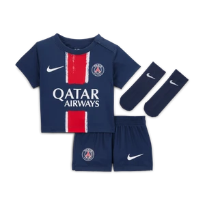 Trzyczęściowy strój piłkarski dla niemowląt i maluchów Nike Paris Saint-Germain Stadium 2024/25 (wersja domowa) – replika - Niebieski