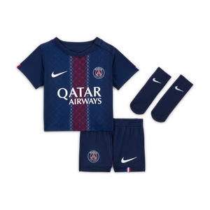 Trzyczęściowy strój piłkarski dla niemowląt i maluchów Nike Paris Saint-Germain Stadium 2025/26 (wersja domowa) – replika - Niebieski