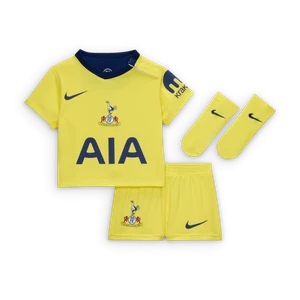 Trzyczęściowy strój piłkarski dla niemowląt i maluchów Nike Total 90 Tottenham Hotspur 2025/2026 (wersja trzecia) – replika - Żółty